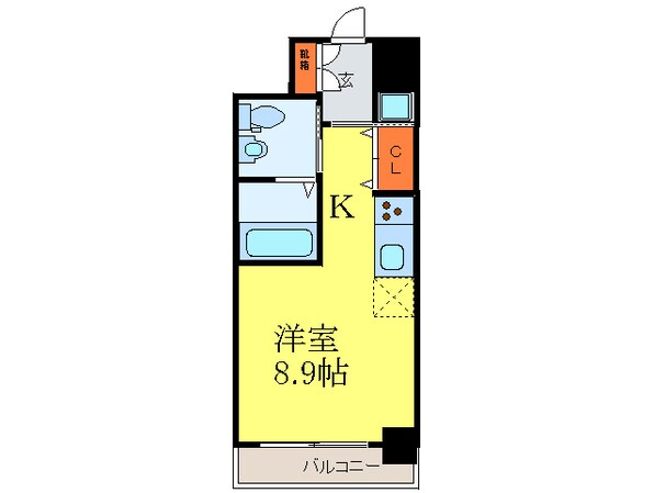 グレンパ－ク江坂Ⅱの物件間取画像